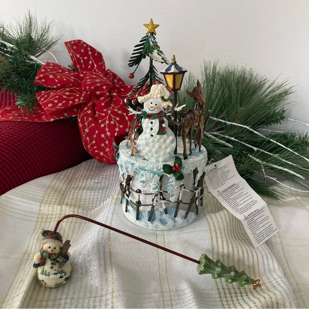 HOME INTERIORS 3pc candle set